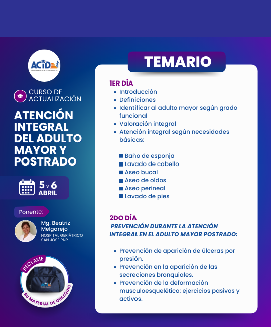 TEMARIO ADULTO MAYOR