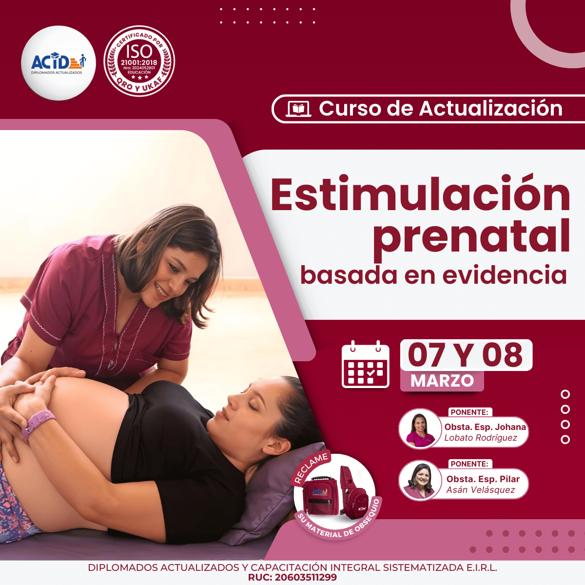 01 Estimulación prenatal basada en evidencia para profesionales de obstetricia